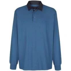 Langarm-Poloshirt SILVETTO